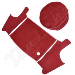 MOQUETTE MGB (COFFRE) CABRIOLET ROUGE