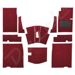 CARPET SET-AHS 58-63 RED