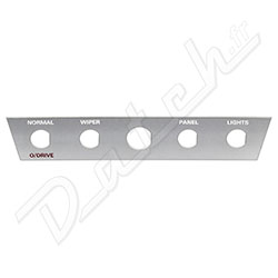 PORTE-INTERRUPTEURS AUSTIN-HEALEY (PLAQUE CENTRALE) CHROME (CAG)
