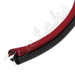 JOINT (AU METRE) PORTE (TISSU) ROUGE