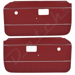MGB 70-76 D/PANEL WITH CHROM RED
