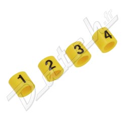 BAGUE DE CABLE DE FAISCEAU D'ALLUMAGE HAUTE TENSION (4 CYLINDRES)