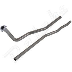 TUBE INTERMEDIAIRE D'ECHAPPEMENT SPITFIRE (INOX) 1970-1975