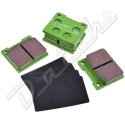 PLAQUETTES DE FREIN SPITFIRE 1967-1980/HERALD/DOLOMITE (EBC GREEN)
