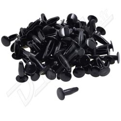 RIVET/INSERT PLASTIQUE NOIR (PAR 100) GHF1051