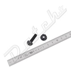 VIS PLASTIQUE DE PLAQUE D'IMMATRICULATION (NOIR)