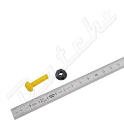 VIS PLASTIQUE DE PLAQUE (JAUNE)