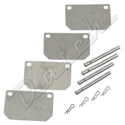 FIT KIT-BRAKEPAD SET(INC SHIM)