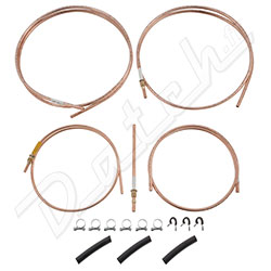 FUEL PIPE KIT TR4/TR4A (STROMBERG CARBURETORS)
