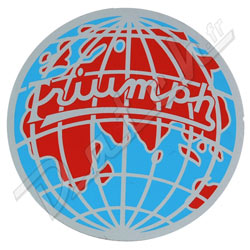AUTOCOLLANT GLOBE "TRIUMPH"