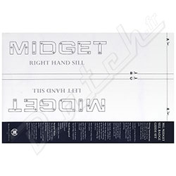 BADGE/SCRIPT SPRIGET "MIDGET"