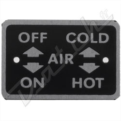 PLATE-OFF ON/COLD HOT JAGUAR