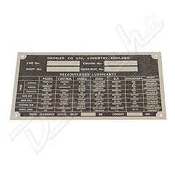 PLAQUE CHASSIS (DAIMLER)