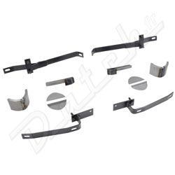 BUMPER CONVERSION KIT RUBBER TO CHROME