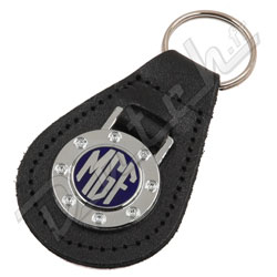 PORTE-CLEFS "MGF" BLEU/CHROME