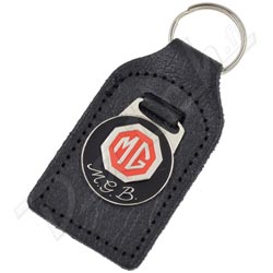 KEYFOB LEATHER "MG MGB"