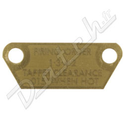 PLAQUE D'INFORMATION MOTEUR "0.015"
