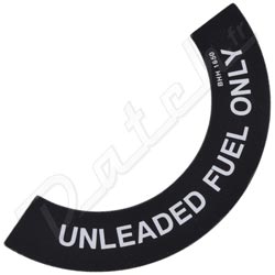 AUTOCOLLANT "UNLEADED FUEL ONLY"