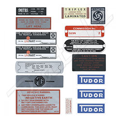 KIT AUTOCOLLANTS MGB 1970-1971