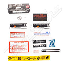 KIT AUTOCOLLANTS MGB USA