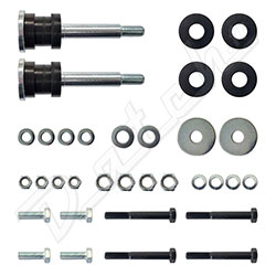 REAR SUBFRAME FITTING KIT 1959-1976 (POLY BUSHES)