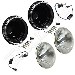 KIT CONVERSION LED OPTIQUE 7’’ (CERCLAGE VISSE) SANS VEILLEUSES