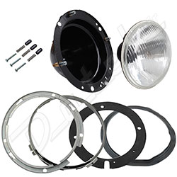 HEADLAMP (WITHOUT PILOT) "S700" + BUCKET (3 SCREWS ADJUSMENT)