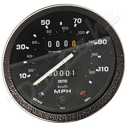 GAUGE-SPEEDO MPH SPIT/MID