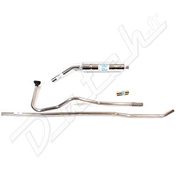 S/S EXHAUST SYSTEM 1200 SC 2 PART