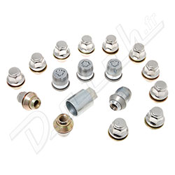 ECROU DE ROUE M12 TR7/MGF (ANTIVOL) 12 + 4