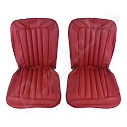 HOUSSE DE SIEGE MGA (ROUGE) "DELUXE" CUIR