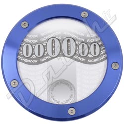 PORTE-VIGNETTE TAX DISC HOLDER (ALU) BLEU