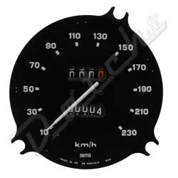 GAUGE-SPEEDO KPH TR7
