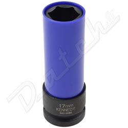 17MM DEEP WHEEL SOCKET 1/2" DRIVE