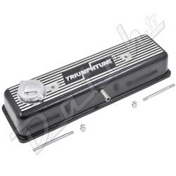 CACHE CULBUTEURS TR2-TR3-TR4 (ALU) NOIR (RENIFLARD)