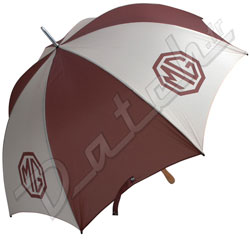 PARAPLUIE "MG" MARRON/CREME