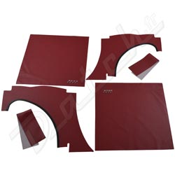 GARNITURE INTERIEURE SPITFIRE (PASSAGE DE ROUE ARR) ROUGE 1967-1980