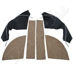 TR3A/B WHEEL A/COVER PR BLACK/WHITE
