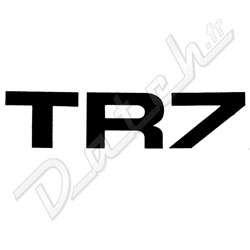 DECALCO "TR7" DE MALLE (NOIR)