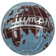 BADGE D'ENJOLIVEUR "TRIUMPH/GLOBE" TR3-TR4