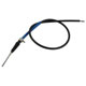 CABLE DE FREIN A MAIN TR4-TR5-TR6 (SECTION ARRIERE) GAINE METAL