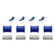 SILENT-BLOC DE BRAS DE SUSPENSION (AVANT) TR4-TR5-TR6 (POLY) KIT