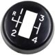 POMMEAU DE LEVIER DE VITESSES (OVERDRIVE) DEMI SUPERIEUR SPITFIRE
