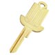 EBAUCHE DE CLEF SERIE "FS" (LOGO TRIUMPH) VIERGE