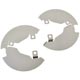 CACHE POUSSIERE DISQUES SPITFIRE 1967-1980 (INOX) PAIRE