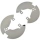 CACHE POUSSIERE DISQUES SPITFIRE 1967-1980 (INOX) PAIRE