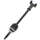 ARBRE DE TRANSMISSION MINI "MOULTON" TAMBOUR +TETES (DROIT)