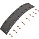 GARNITURE DE MACHOIRE DE FREIN JAGUAR XK120 (PREMIER MODELE)