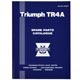 LIVRE/CATALOGUE DE PIECES TR4 1961-1965