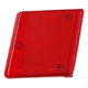 CABOCHON DE FEU ARRIERE TYPE LUCAS (L832) DROIT (LATERAL) ROUGE